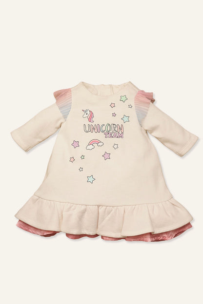 Baby Girls Off White Dress