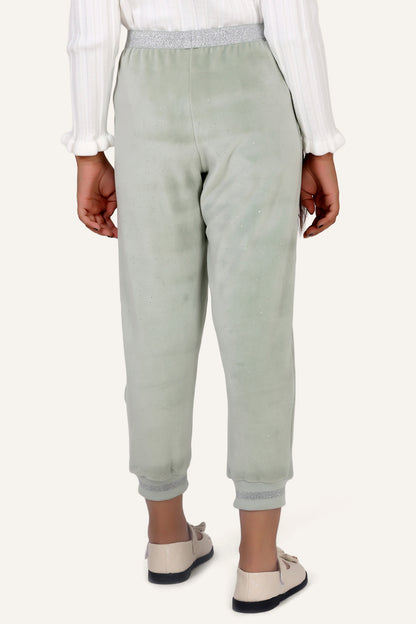 Girls Mint Relaxed Trouser