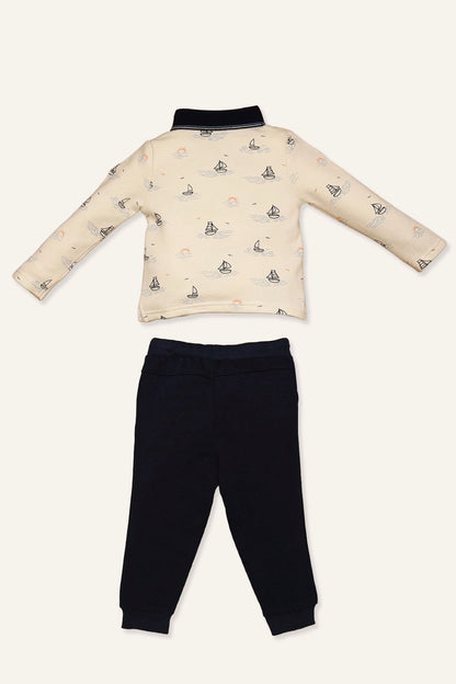 Baby Boys T-Shirt With Track Pant Set