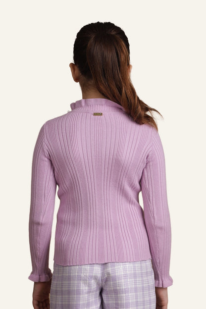Girls Lilac Jumper