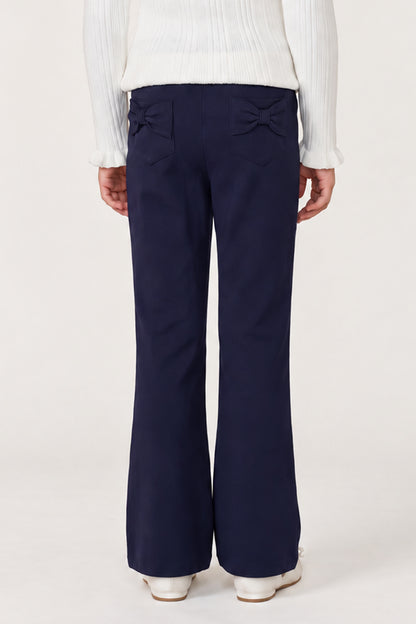 Navy Blue Tencel Ponte Roma Jeggings