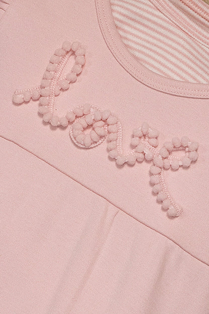 Baby Girls Pink Bodysuit