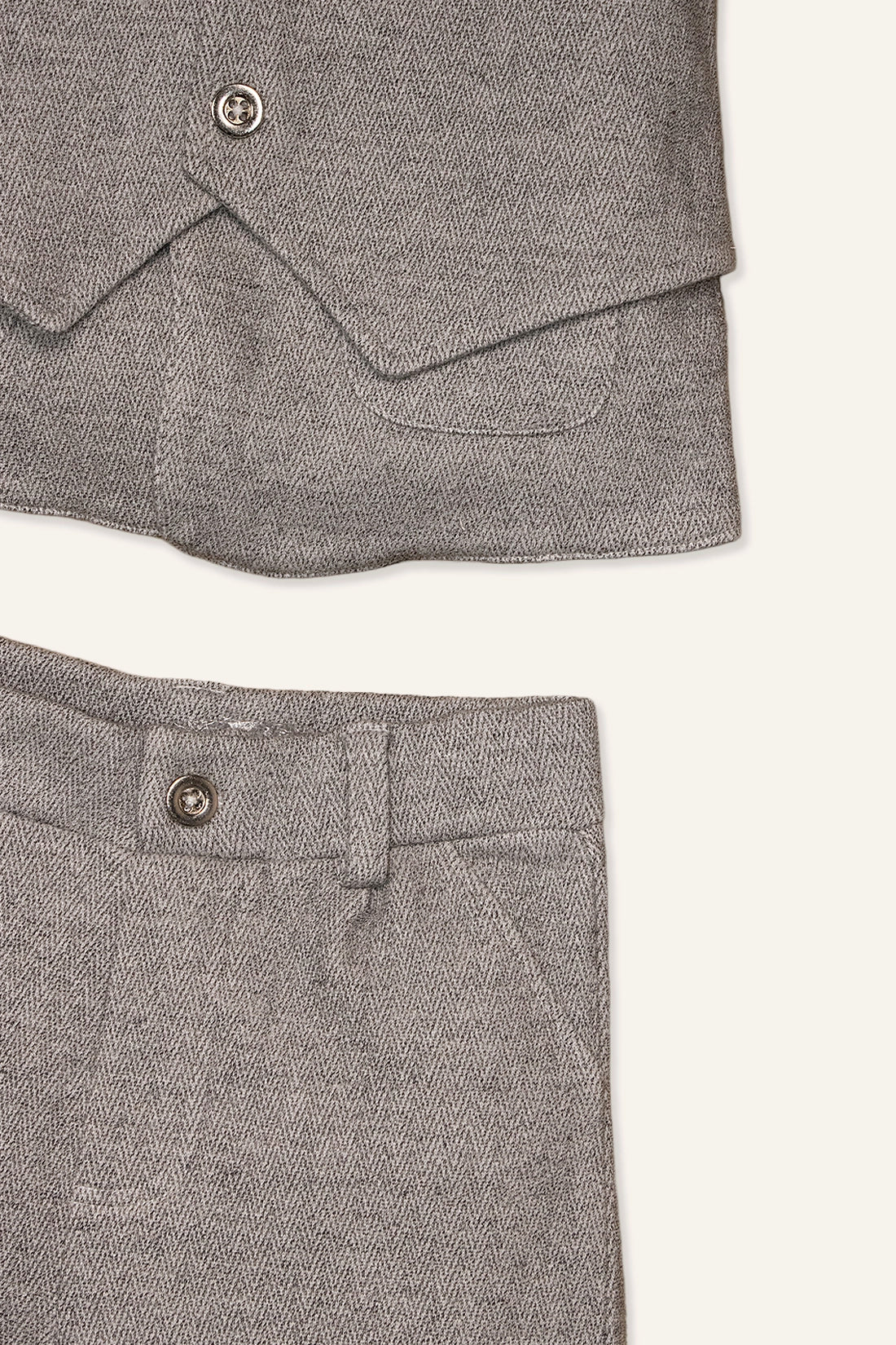 Baby Boys Grey 3 Piece Suit