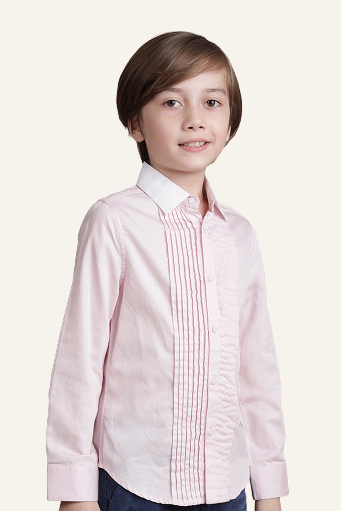 Boys Soft Pink Shirt
