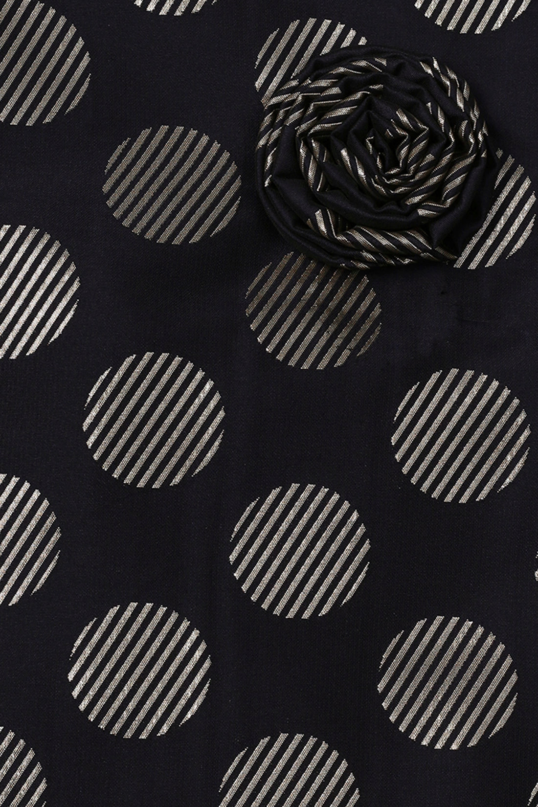 Girls Navy Blue Polka Dot Dress