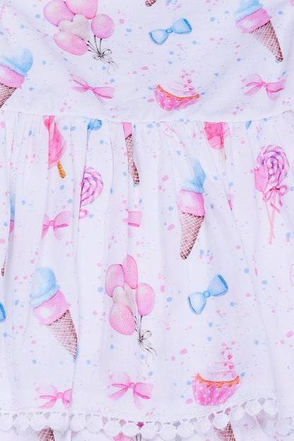 Baby Girls White Candy Dress