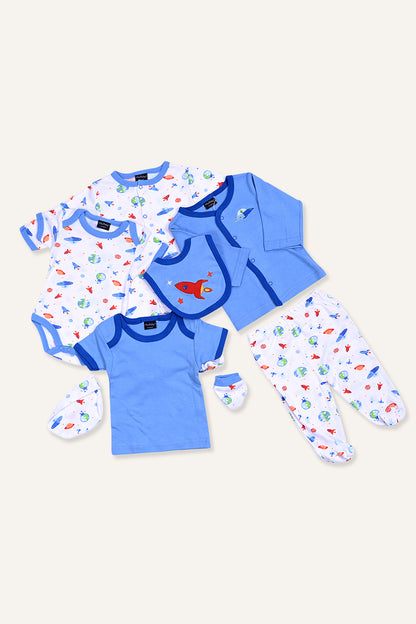 Baby Boys Blue With Multi Color Gift Sets