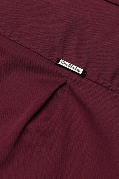 Boys Burgundy Shirt