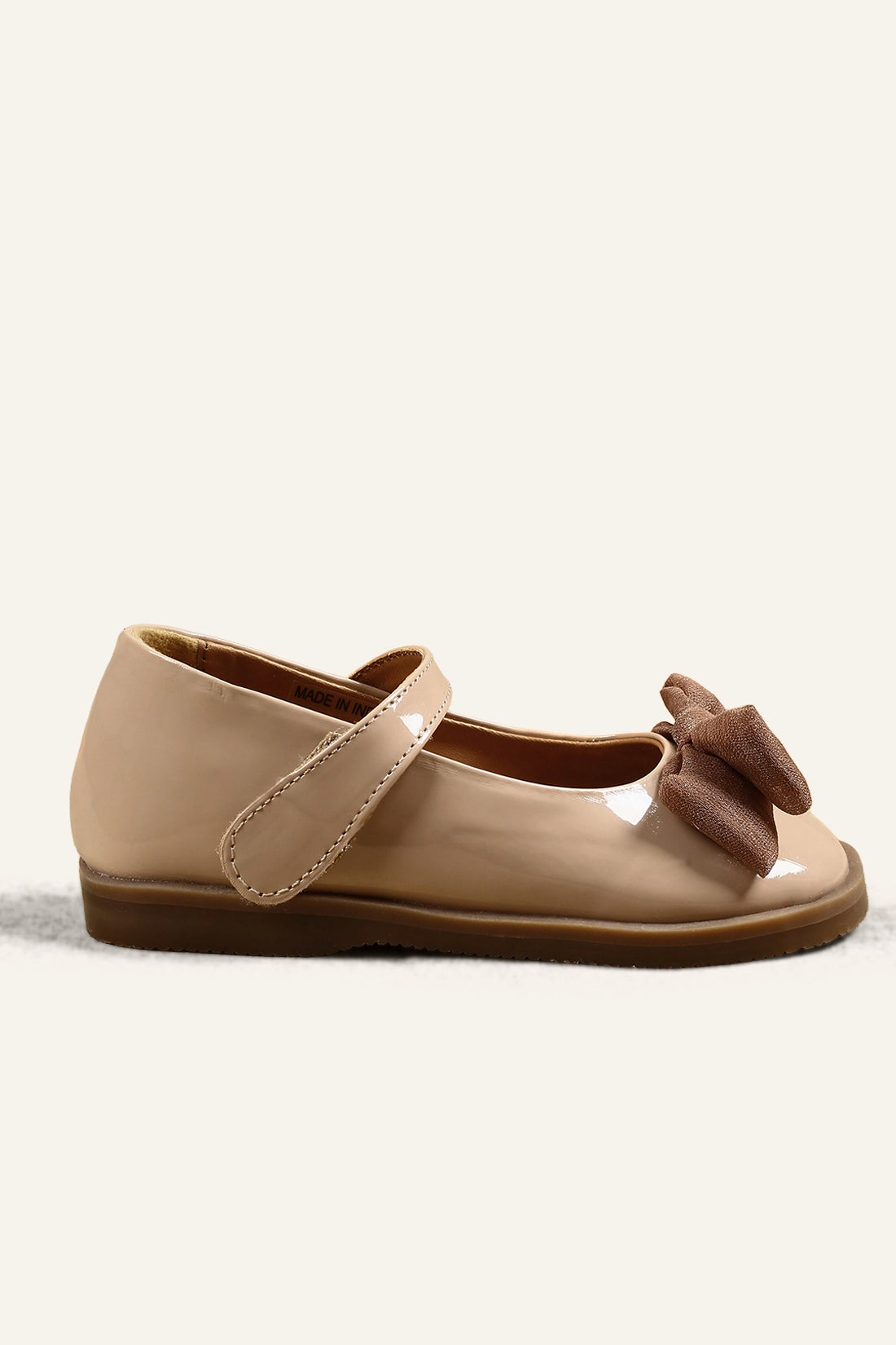 Girls Beige Party Wear Bellies