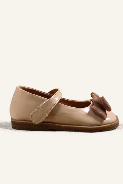 Girls Beige Party Wear Bellies