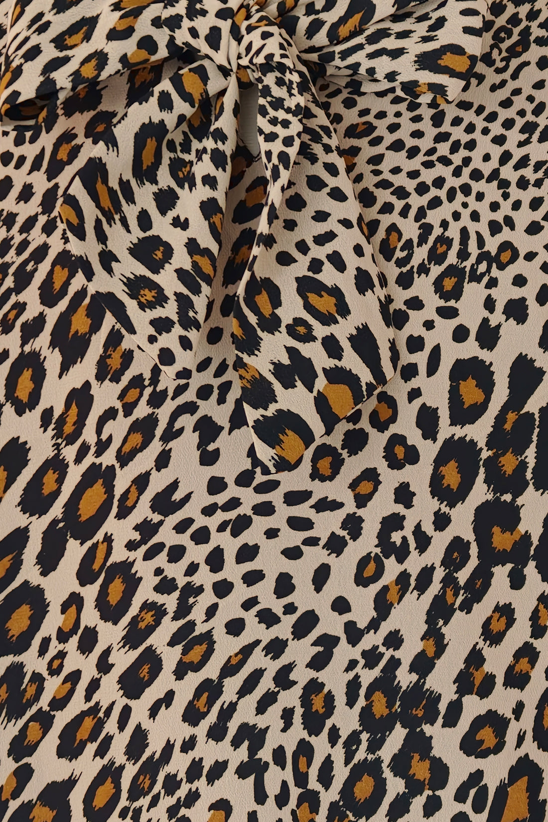Girls Multi Leopard Print Cotton Top