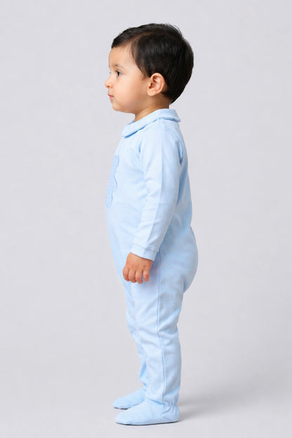 Baby Boys Blue Romper