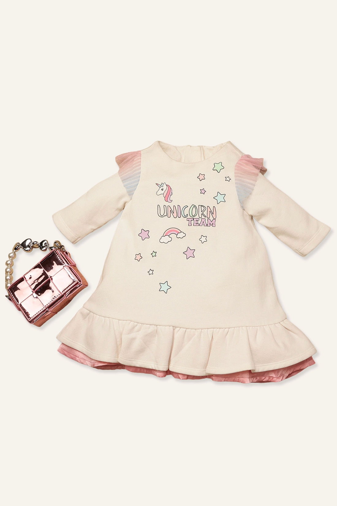 Baby Girls Off White Dress