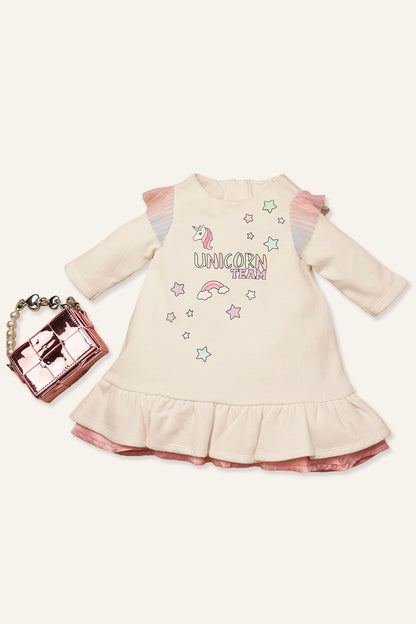 Baby Girls Off White Dress