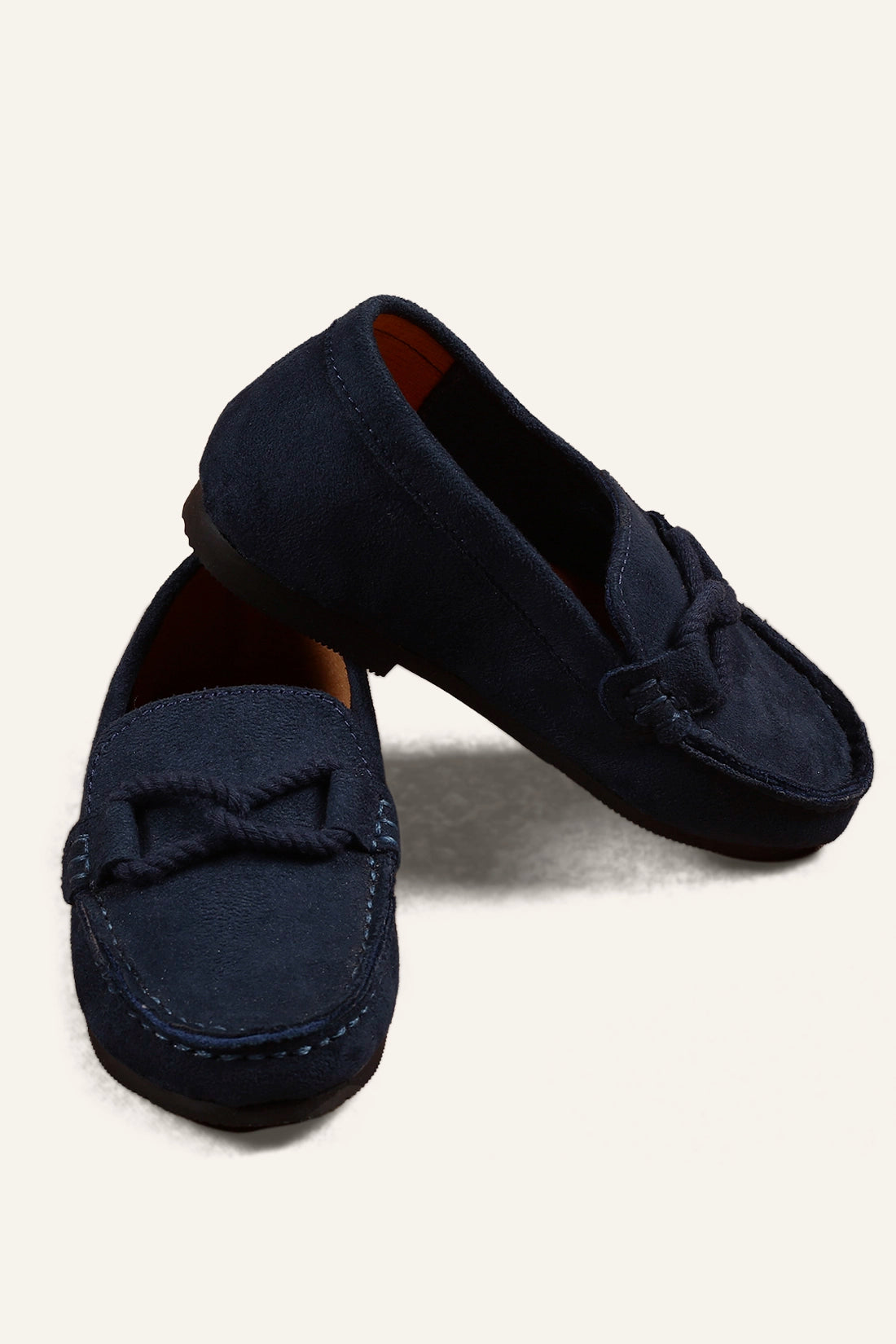 Boys Navy Blue Formal Loafers