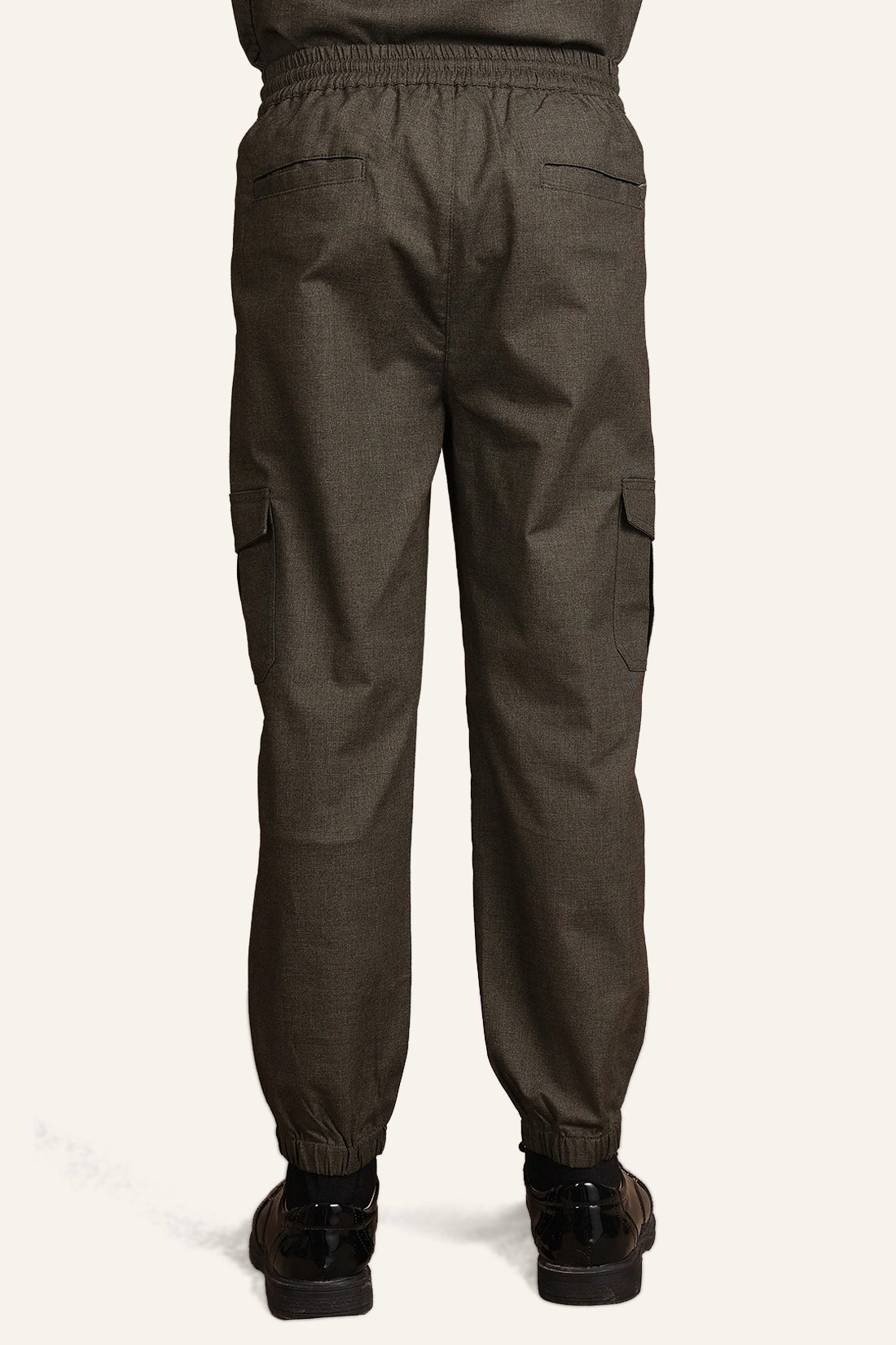 Boys Grey Drawstring Pants