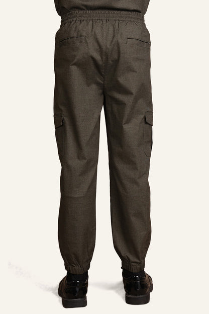 Boys Grey Drawstring Pants