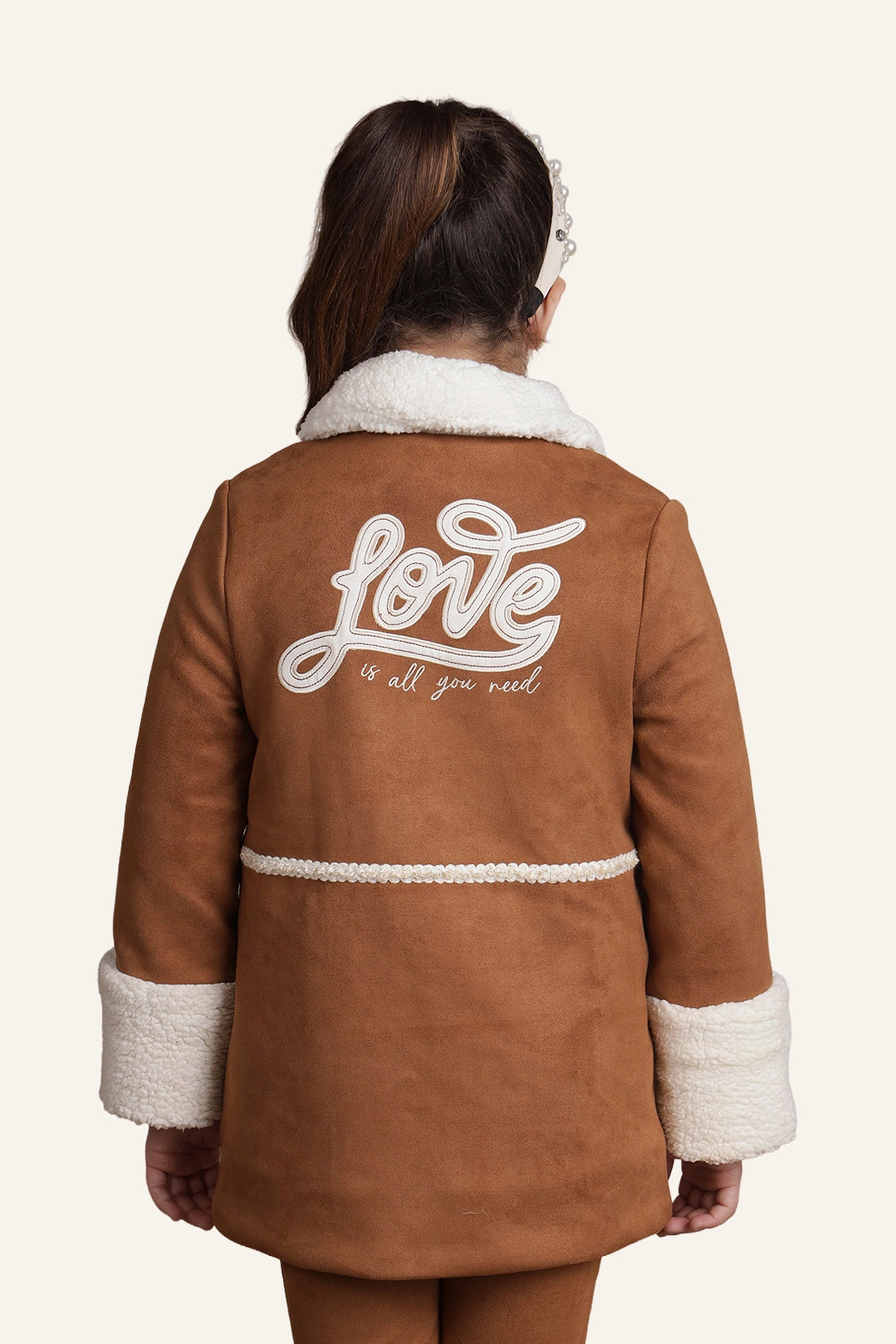 Girls Coffee Overcoat