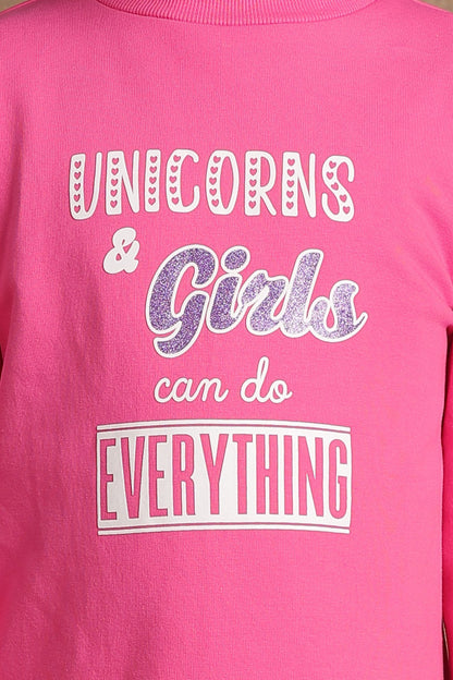 Girls Pink Tunic Dress
