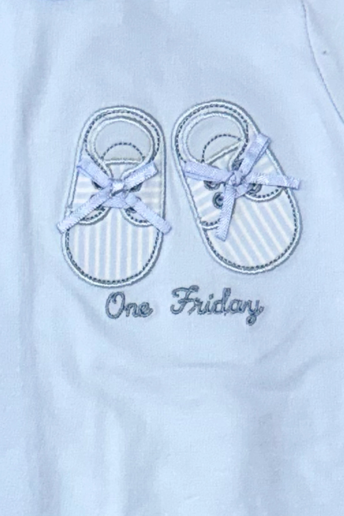 Baby Boys Blue Cotton Romper