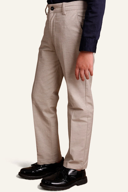 Boys Light Grey Trouser