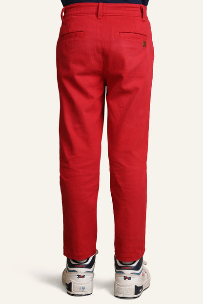 Boys Red Trouser