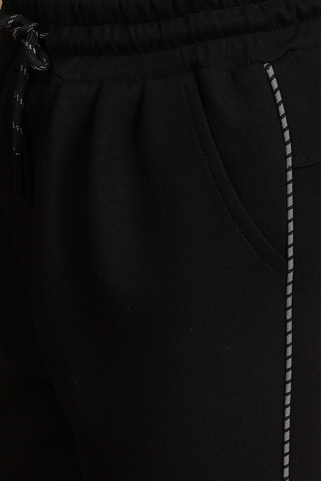 Boys Black Track Pant
