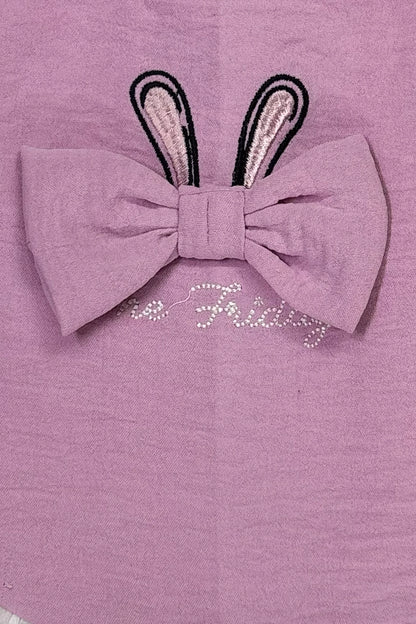 Baby Girls Pink Solid Cotton Dress