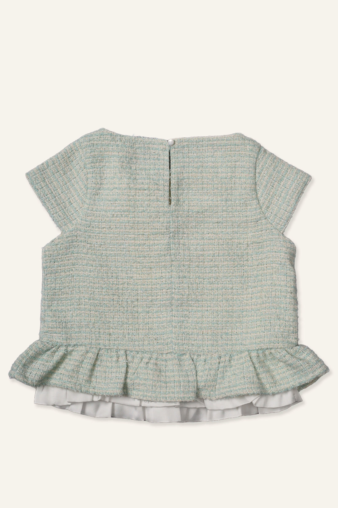 Girls Green Knitted Top