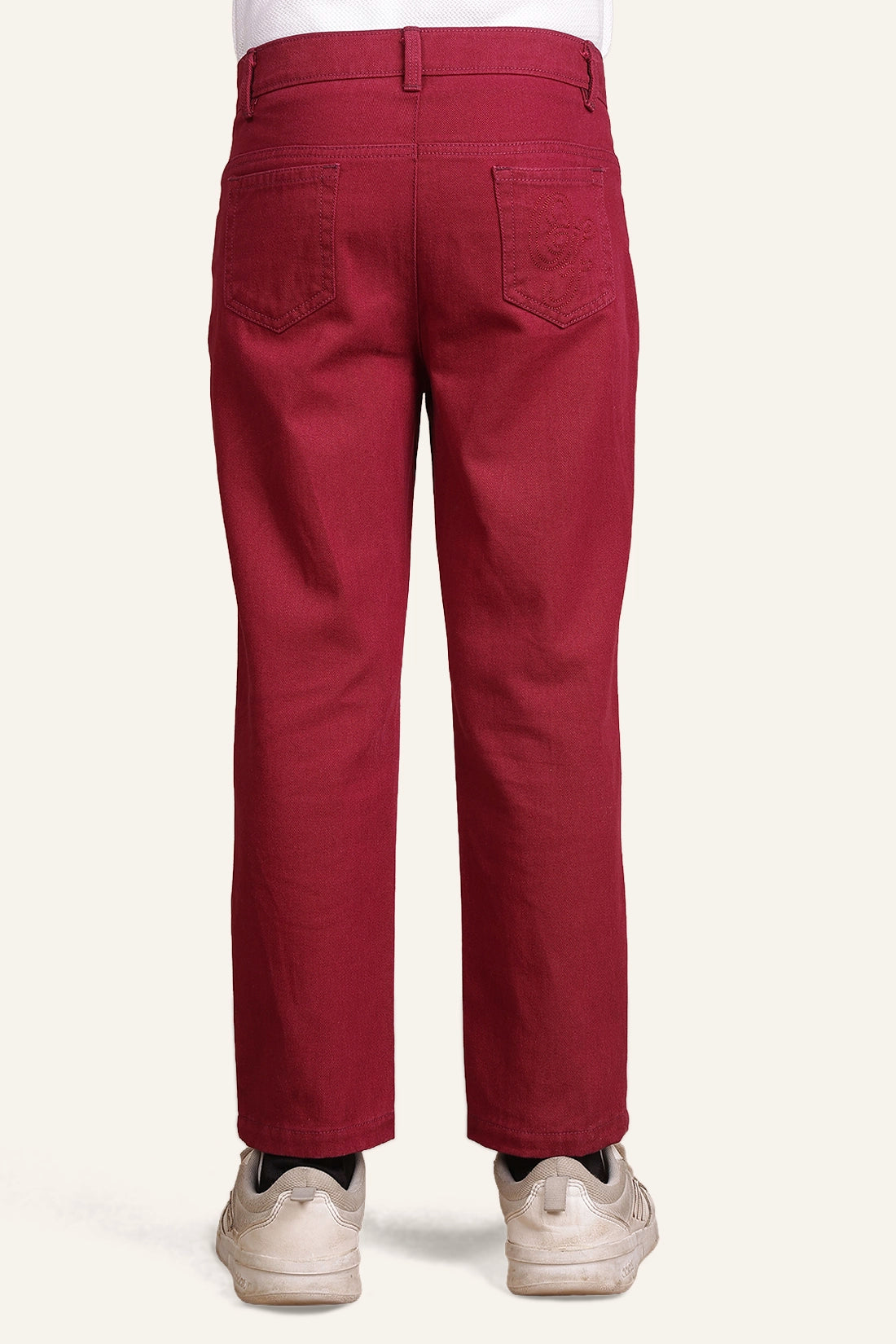 Boys Red Trouser – Comfortable Cotton