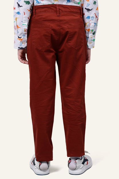 Boys Brown Trouser