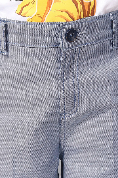 Boys Blue Cotton Shorts