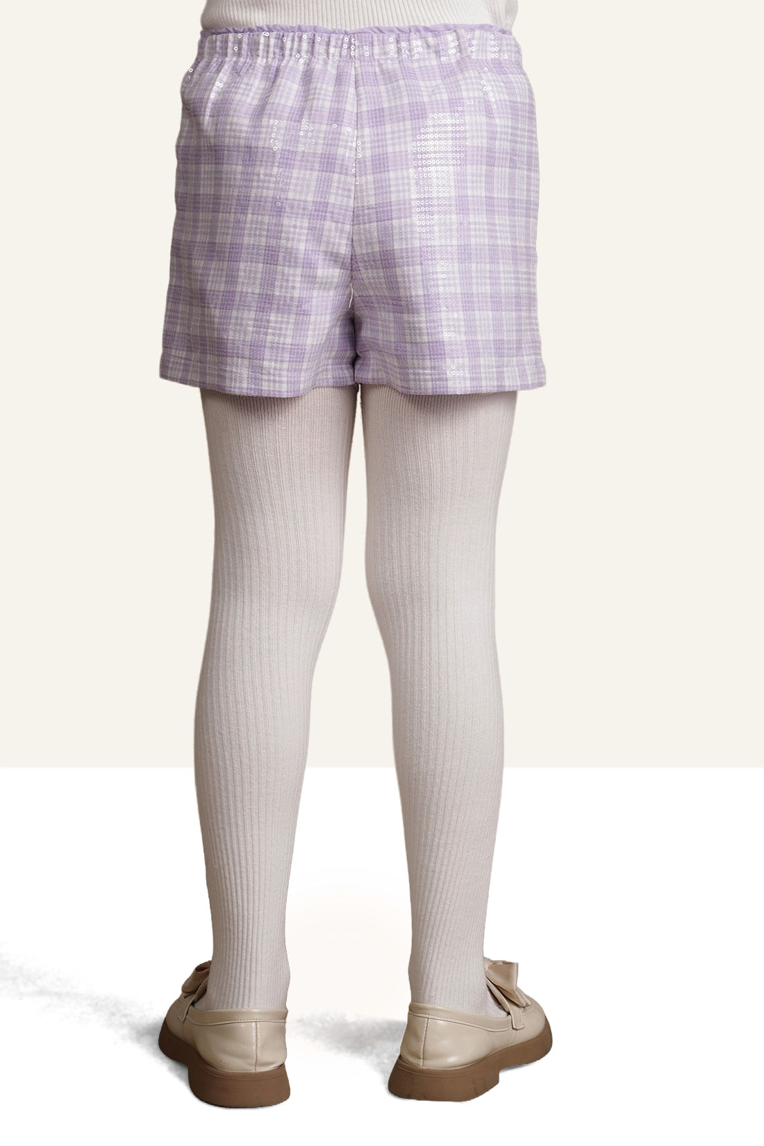 Girls Lilac Sequence Short