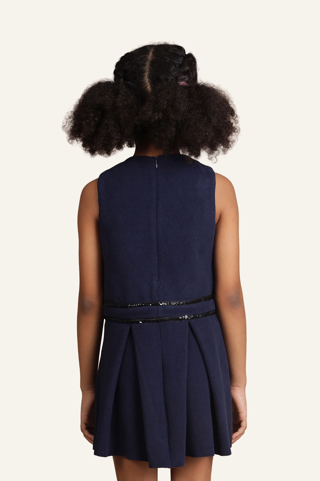 Girls Navy Blue Dress