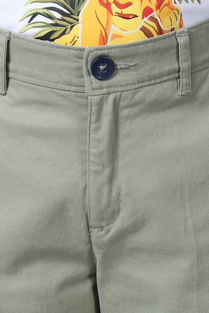 Boys Green Chinos