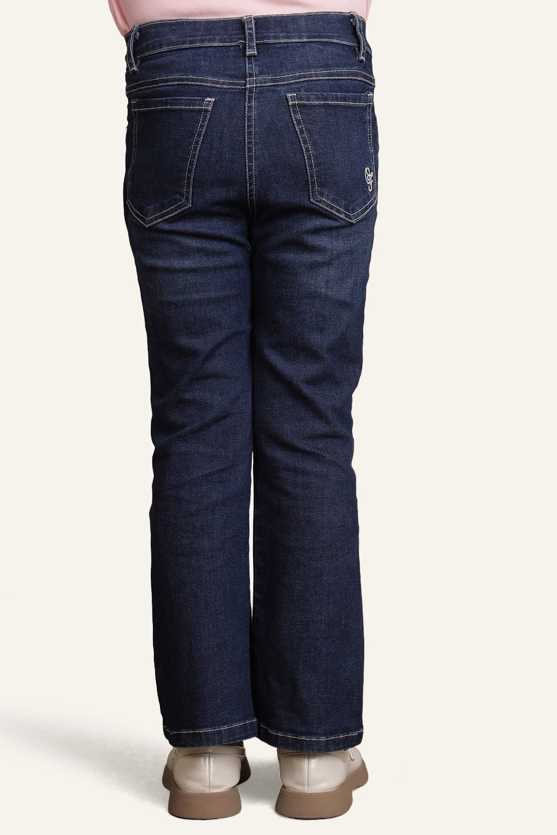 Girls Blue Denim Jeans – Regular Fit