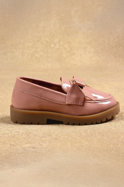 One Friday Girls Pink Casual Loafers
