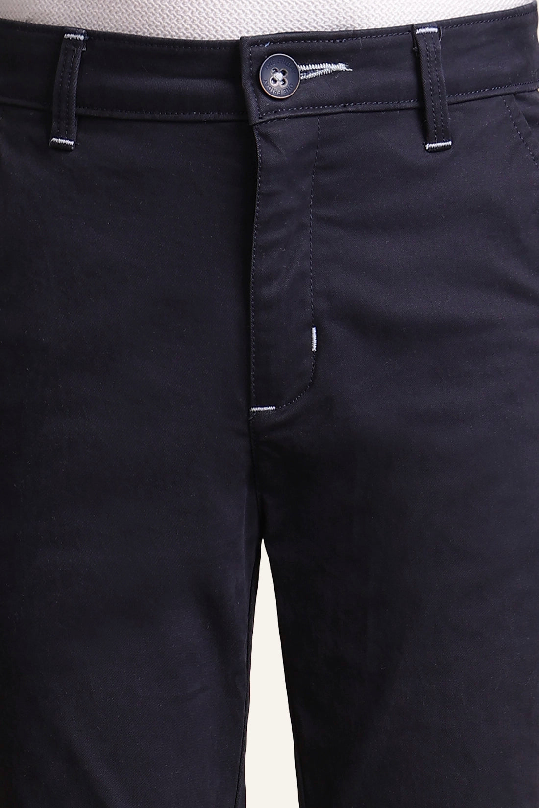 Boys Navy Blue Slim fit Trouser