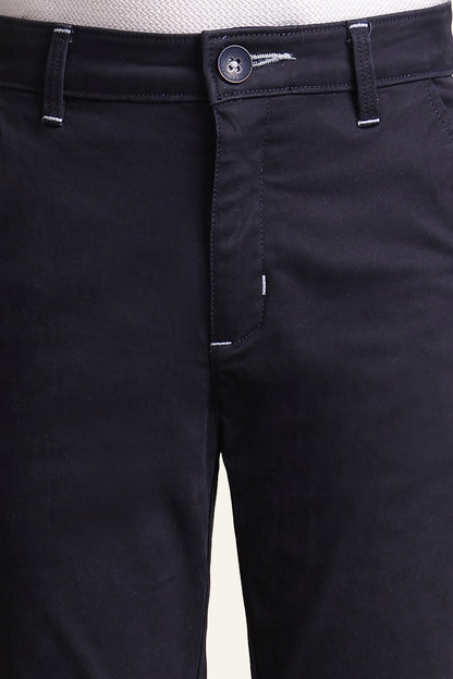 Boys Navy Blue Slim fit Trouser