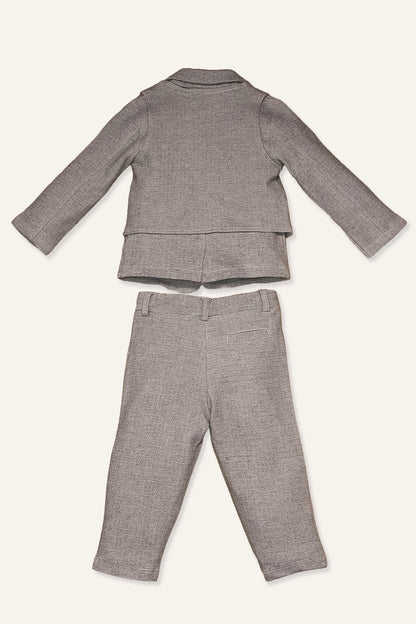 Baby Boys Grey 3 Piece Suit