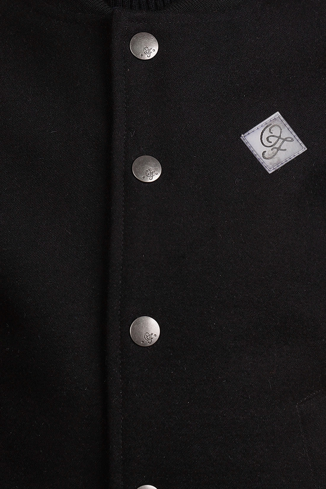 Boys Black & Grey Dual Colour Jacket