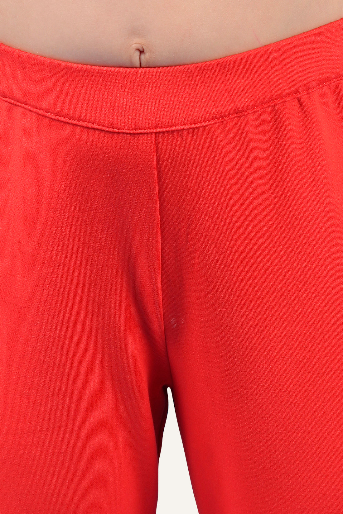 Girls Red Leggings