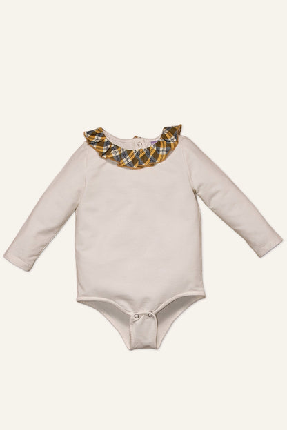 Baby Girls Mustard Dangri with t-shirt