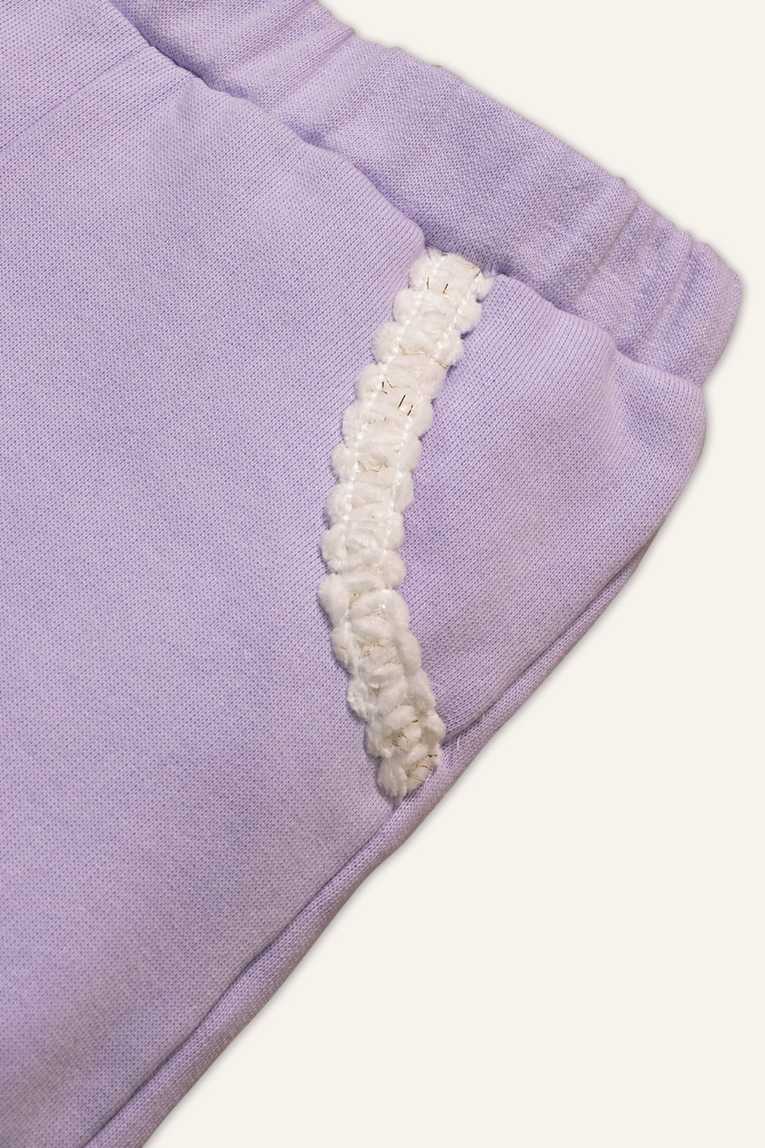 Baby Girls Lilac Sweat Shirt With Track Pant