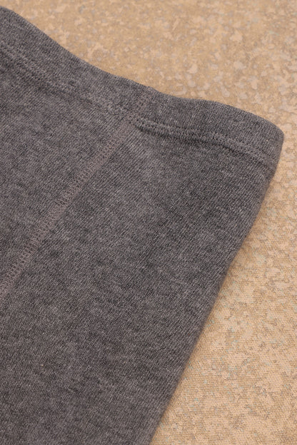 Grey Knit Abstract Pantyhose