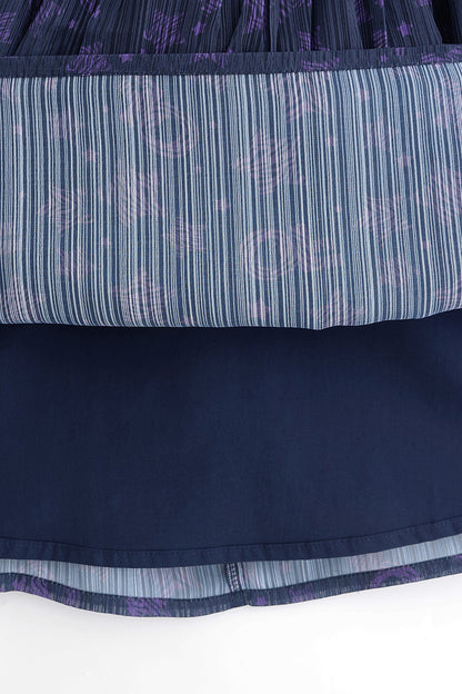 Girls Multicolour Star Print Full Sleeve Dress | One Friday