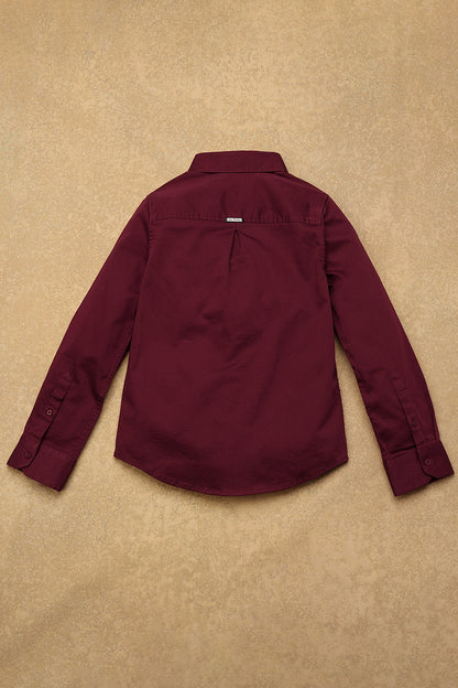 Boys Burgundy Shirt
