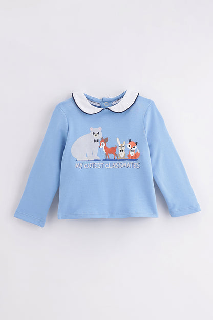 Baby Boys Blue Everyday Clothing Set