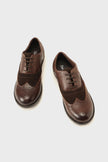 Boys Brown Leather Formal Shoes Classic Comfort | One Friday