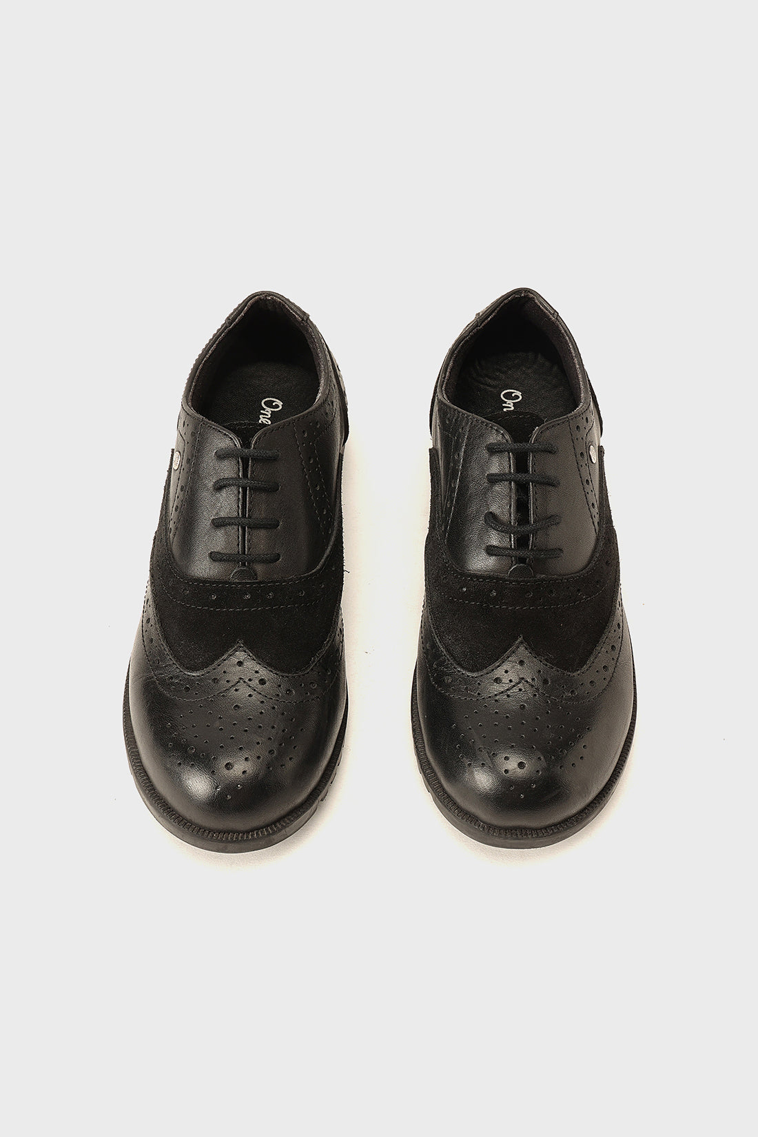Boys Black Leather Formal Shoes Elegant & Durable | One Friday